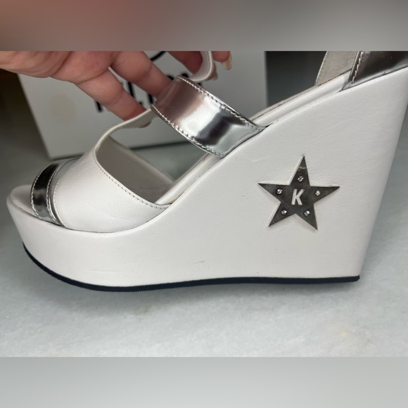 KELTON THE WINGS WOMENS WHITE WEDGES SZ EU 39 - Picture 6 of 10